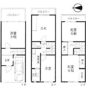 東大阪市西堤学園町１丁目の中古一戸建て