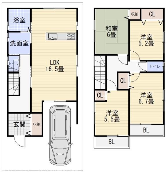 東大阪市御厨東１丁目の中古一戸建て