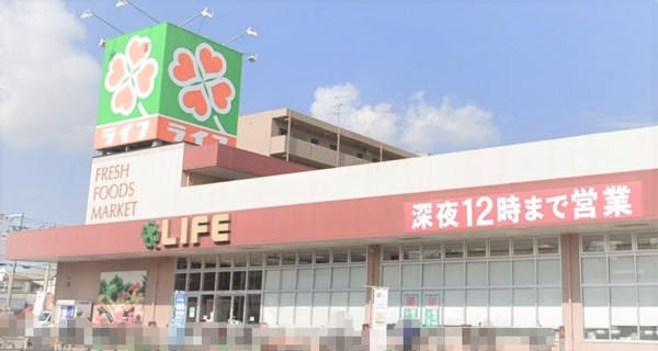 東大阪市柏田西１丁目の土地(ライフ太平寺店)