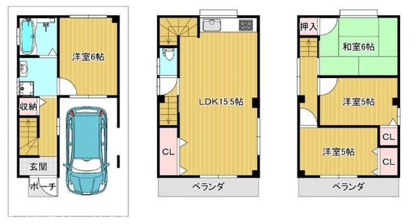 東大阪市稲葉１丁目の中古一戸建て