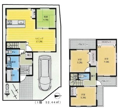 中石切町／新築戸建