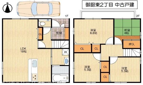 東大阪市御厨東２丁目の中古一戸建て