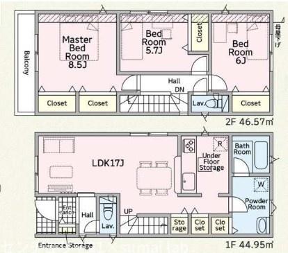 日下町／新築戸建　2号棟