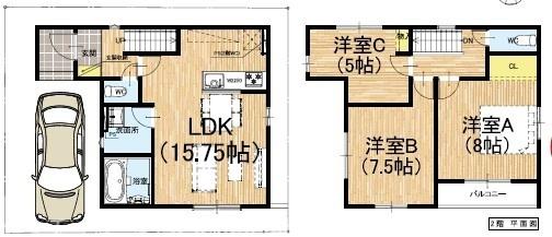 松原市田井城／新築戸建