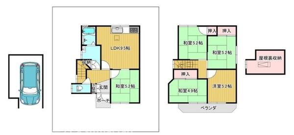 東大阪市六万寺町１丁目の中古一戸建て