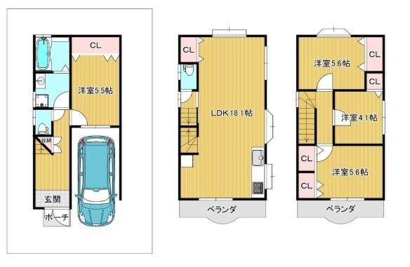 東大阪市横小路町５丁目の中古一戸建て