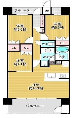 レ・ジェイドシティ瓢箪山／中古マンション