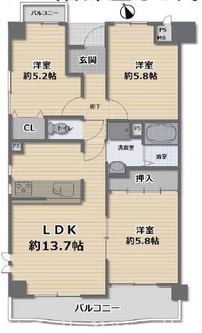 ライオンズマンション八尾／中古マンション