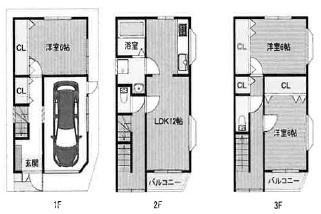 東大阪市中石切町５丁目の中古一戸建て
