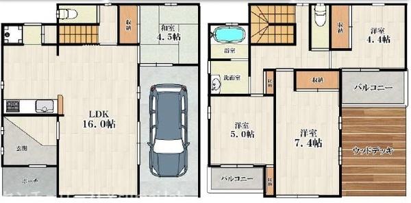 東大阪市吉田３丁目の中古一戸建て