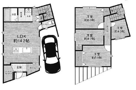 東大阪市新庄１丁目の中古一戸建て