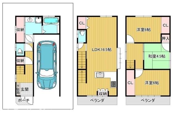 東大阪市御厨東２丁目の中古一戸建て