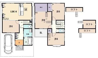 東大阪市高井田中３丁目の中古一戸建て