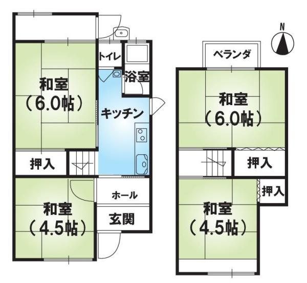 京都市山科区四ノ宮小金塚の中古一戸建て