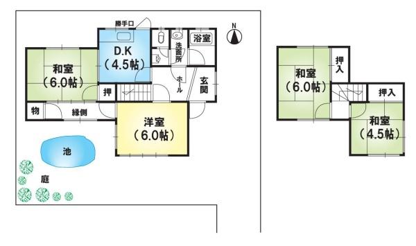 京都市山科区椥辻中在家町の中古一戸建て