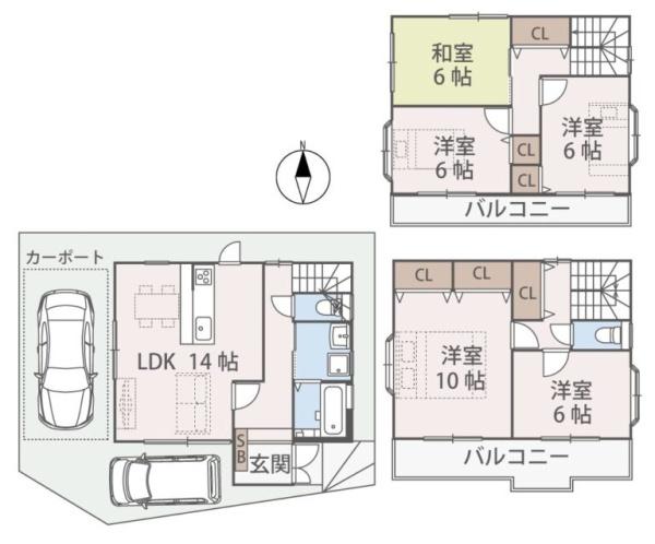 京都市山科区椥辻番所ケ口町の中古一戸建て