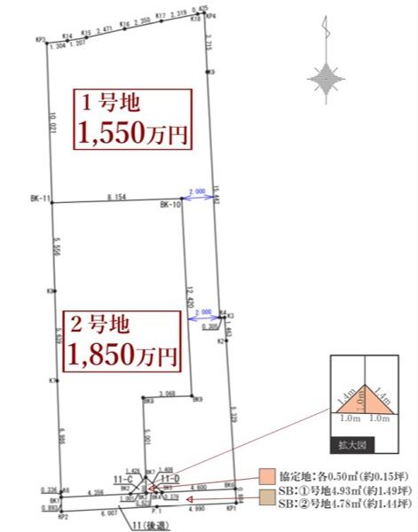 山科区川田西浦町　1号地