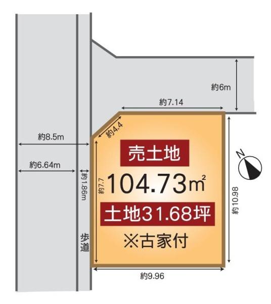 草津市上笠２丁目の土地