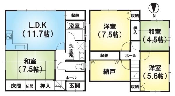 京都市山科区大宅中小路町の中古一戸建て