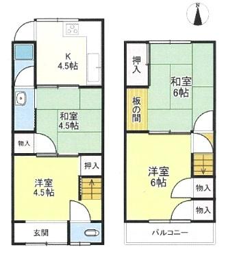 京都市山科区西野大鳥井町の中古一戸建て
