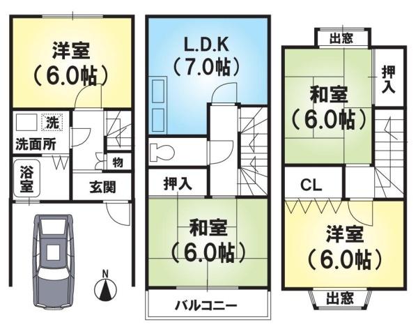 山科区西野楳本町