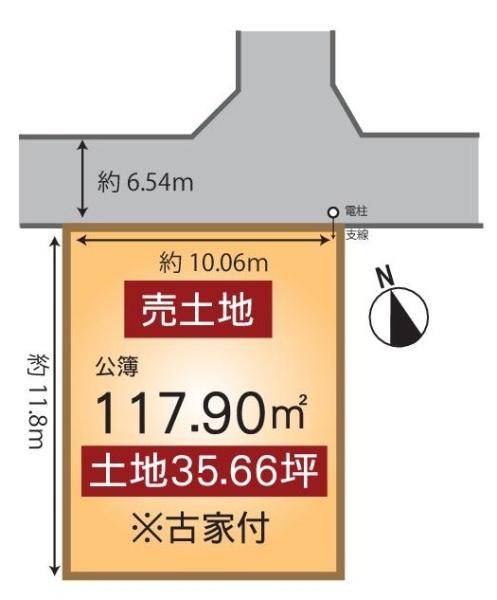 宇治市広野町小根尾の土地
