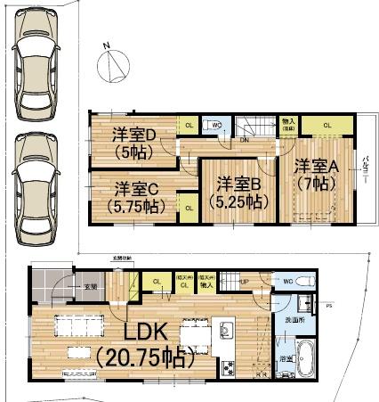 京都市山科区小山西御所町の新築一戸建
