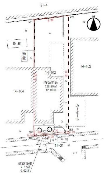 京都市山科区厨子奥尾上町の土地