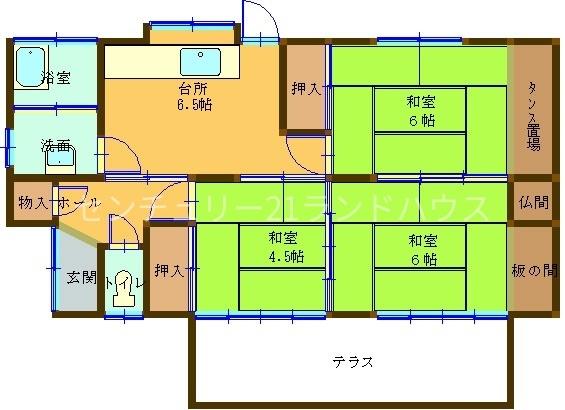 霧島市隼人町小田の中古一戸建て(間取り)