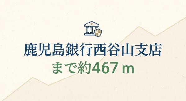 鹿児島市上福元町の土地(鹿児島銀行西谷山支店)