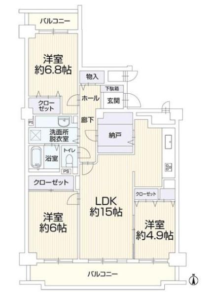 サーラシティみなと通り　4階