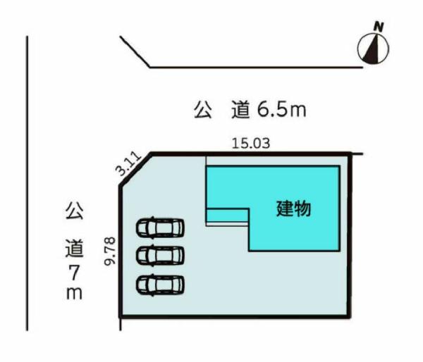 豊橋市杉山町第1期　全1棟