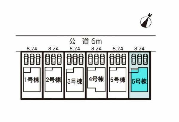 豊橋東脇4丁目第1期　6号棟