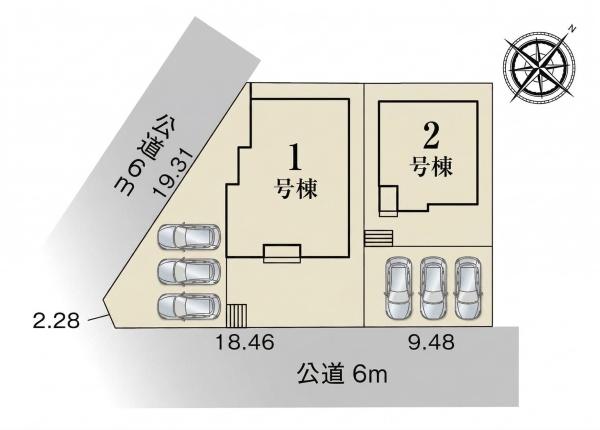 豊川市赤坂台第1期　2号棟
