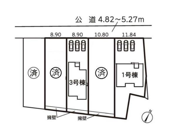豊川市御津町第1期　3号棟