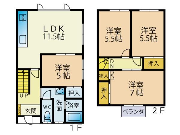 西岡２条１丁目戸建