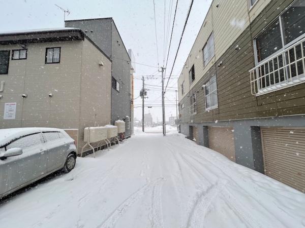 石山通沿い・角地　南二十三条西11丁目土地
