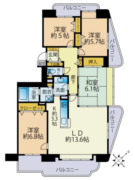 藻岩グリーンアヴェニュー壱番街Ｂ棟