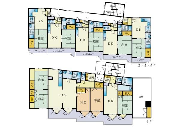 コーポラス安原(間取り)