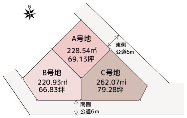 小松台西3丁目分譲地　A号地