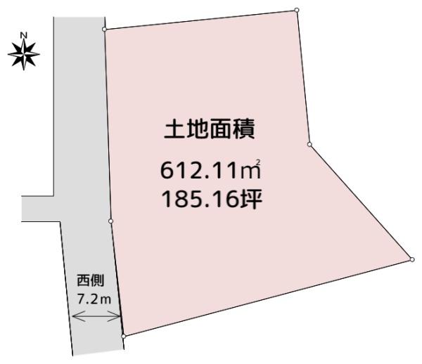 分譲・アパート・事業用更地185坪桜ケ丘町土地