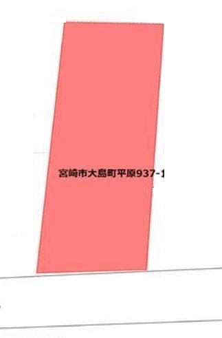 宮崎市大島町平原の土地