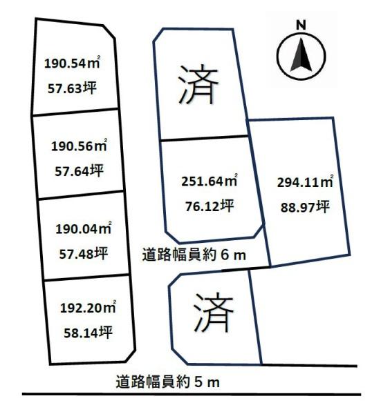 宮崎市下北方町塚原の土地