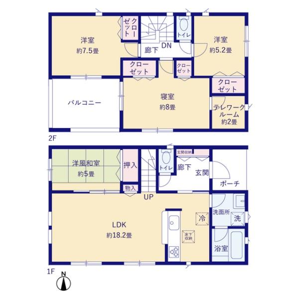 花殿町新築戸建　第2-1号棟