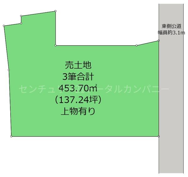 ベアーズモール清武まで徒歩圏内の100坪超え新築用地