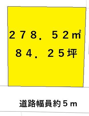 月見ヶ丘南道路新築用地
