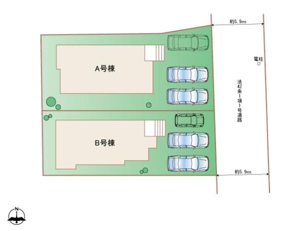 大和町１期　B号棟