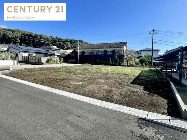【高台】下北方町100坪超の新築用地　建築条件無し