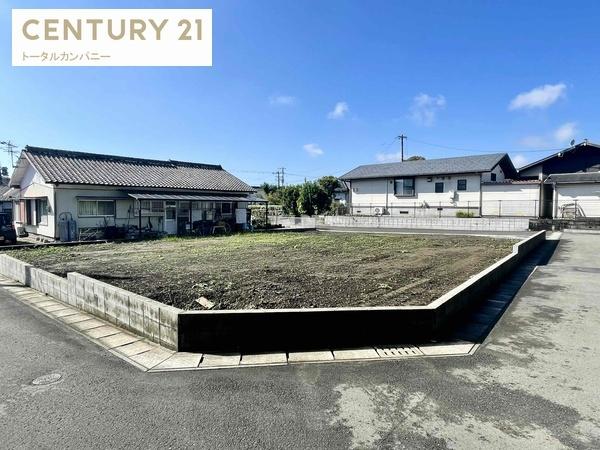 【高台】下北方町100坪超の新築用地　建築条件無し