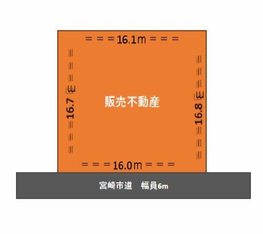 宮崎市江南４丁目の土地